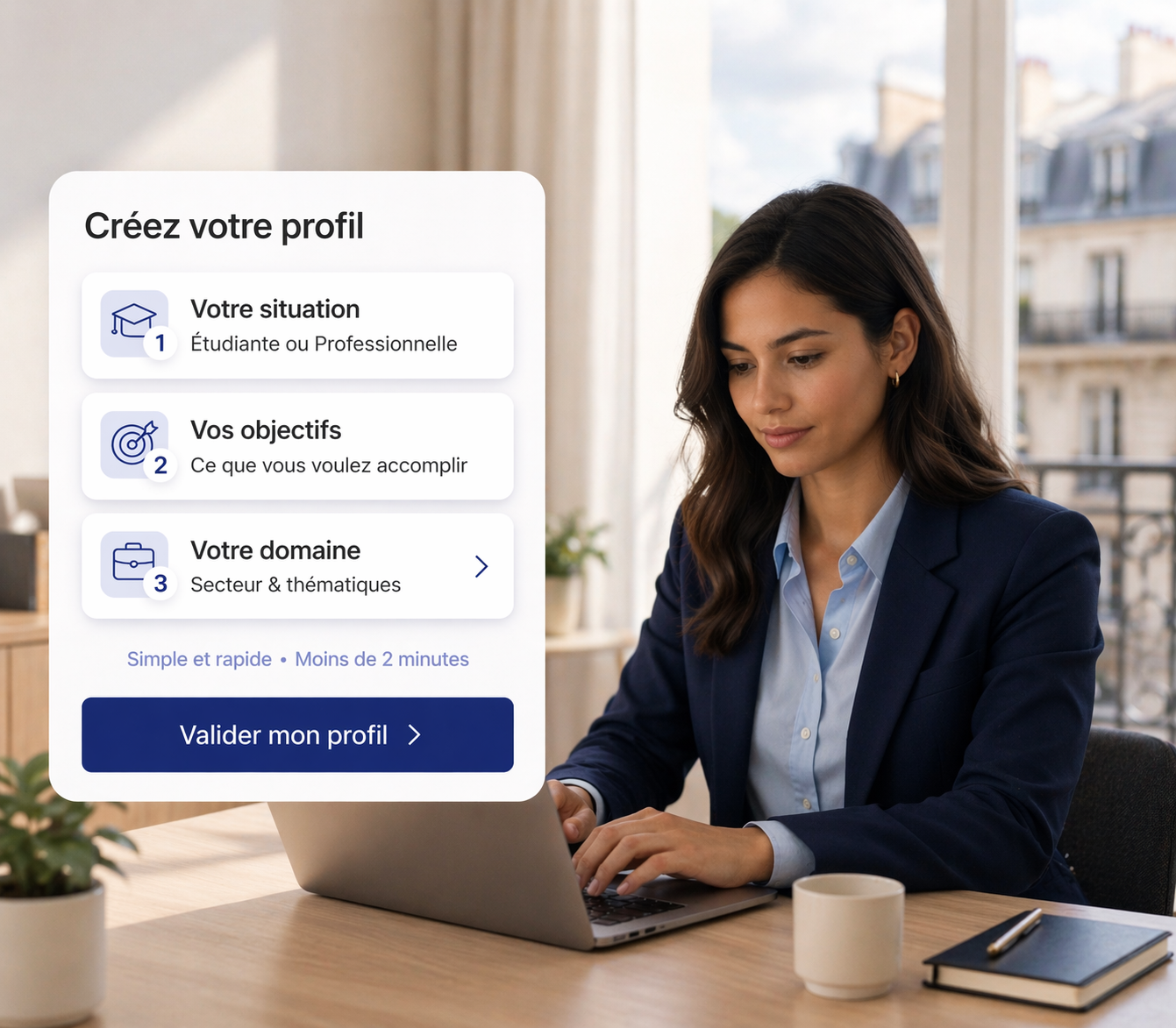 Créez votre profil sur FemMentors
